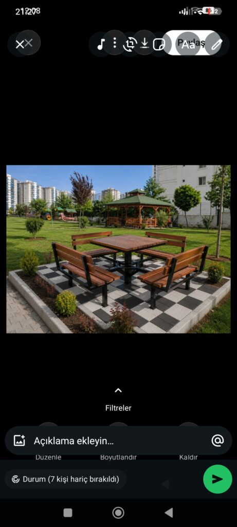 Kamelya ve piknik alanı